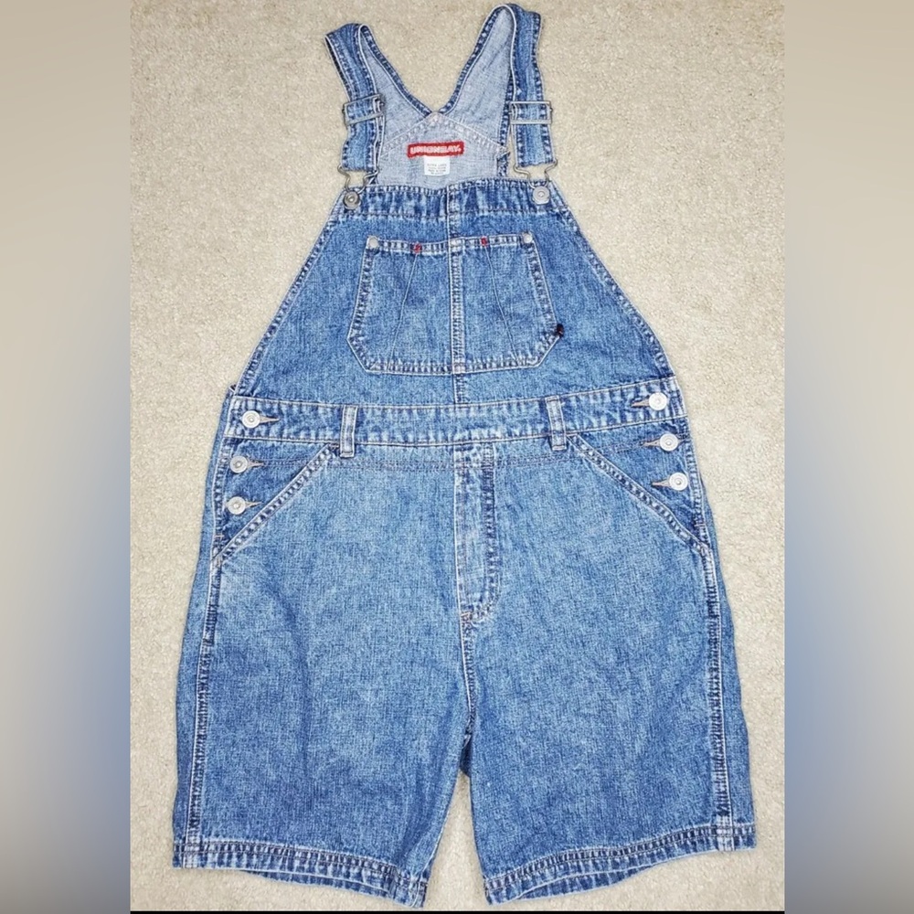 Vintage 90s - y2k Unionbay Overall Shorts Size XL Juniors:Cargo Jorts